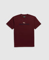 The Peaks Logo Tee - Oxblood