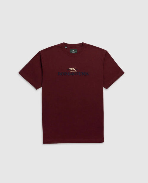 The Peaks Logo Tee - Oxblood