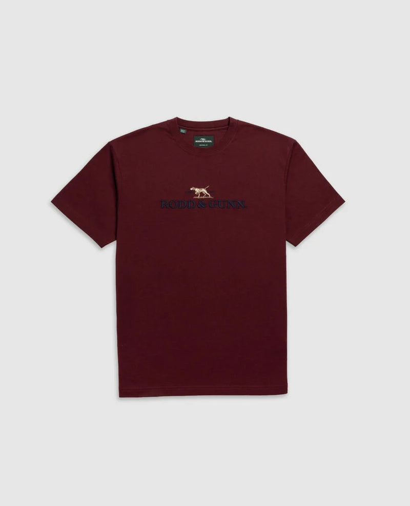 The Peaks Logo Tee - Oxblood