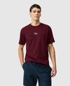 The Peaks Logo Tee - Oxblood