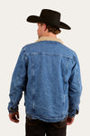 Milawa Mens Jacket - Mid Wash Blue