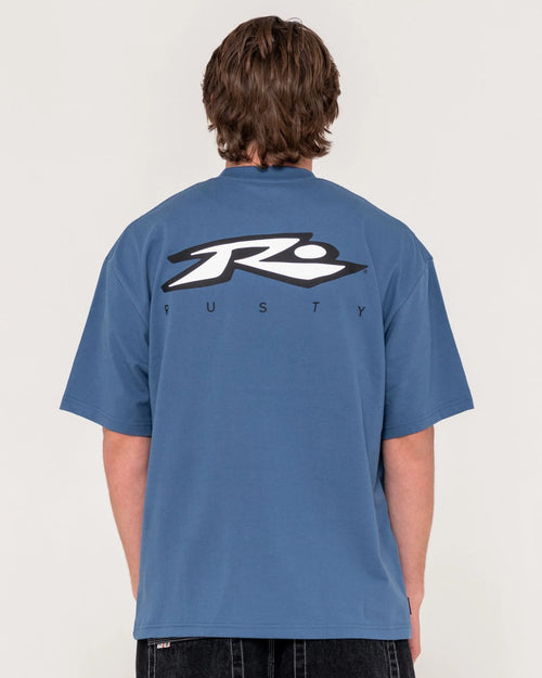 Registered S/S Tee - China Blue