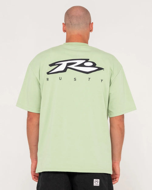 Registered S/S Tee - Smoke Green