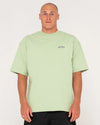 Registered S/S Tee - Smoke Green