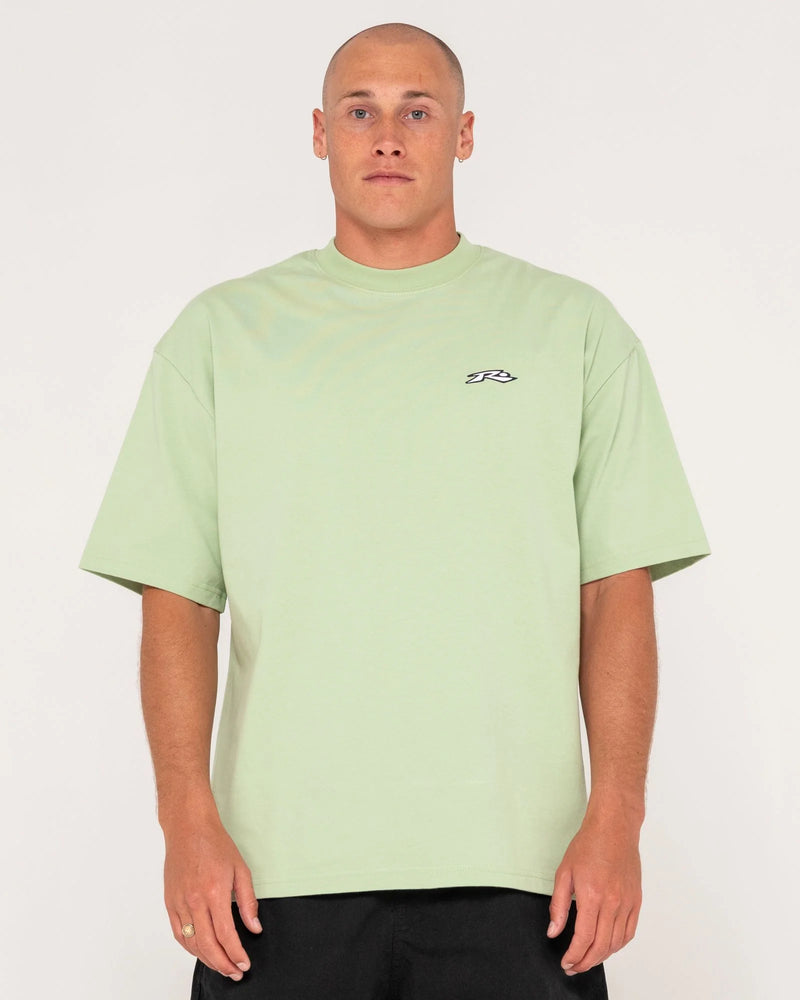 Registered S/S Tee - Smoke Green