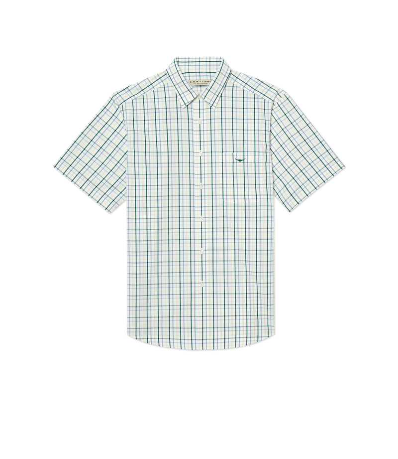 Hervey Shirt - White/Blue/Green
