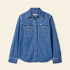 Cloudbuster Denim Shirt - Mid Indigo Wash