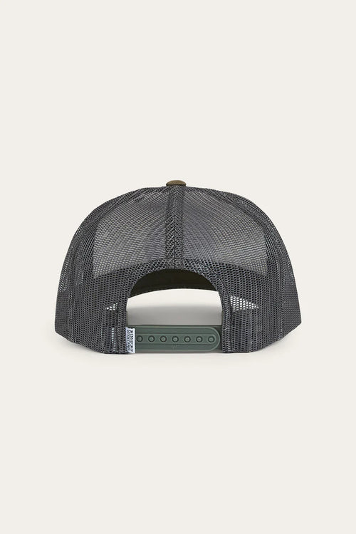 Signature Bull Trucker - Army/Off White