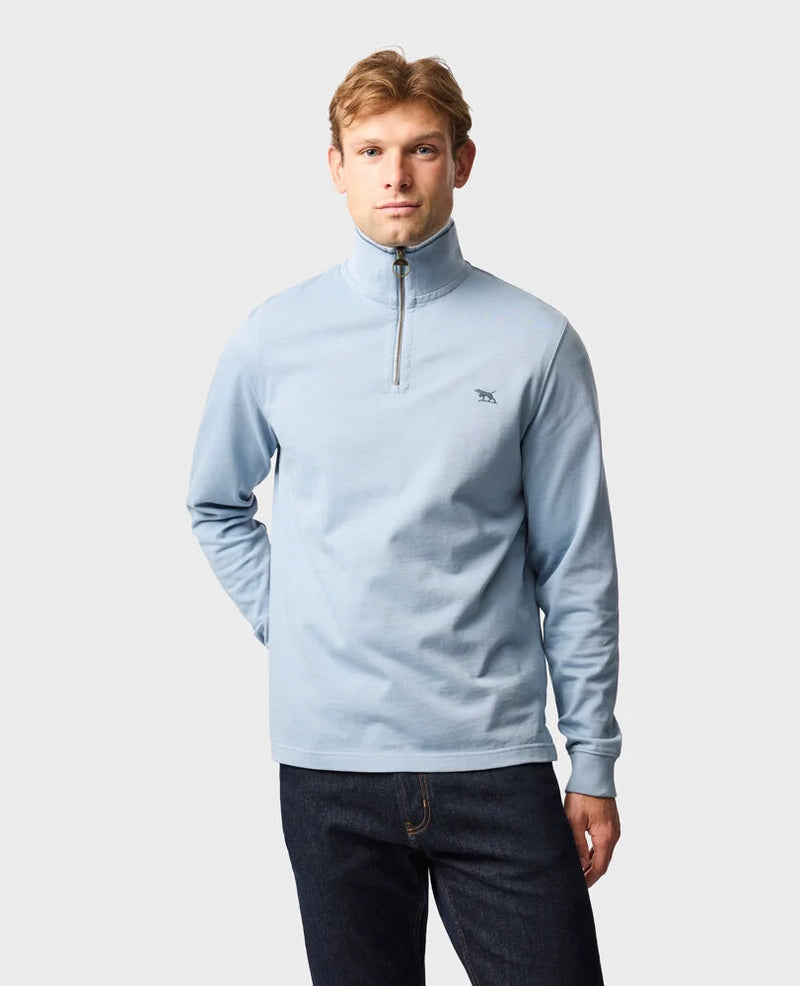 Gunn 14oz 1/4 Zip Sweat - Arctic