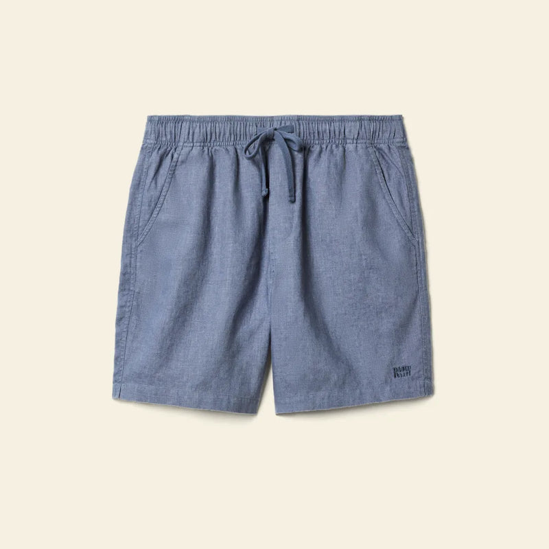 Rugby Linen Short - Blue