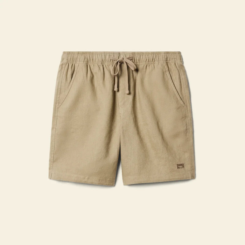Rugby Linen Short - Mud