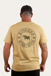 Signature Bull Loose Fit Tee - Pale Olive/Military
