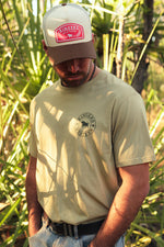 Signature Bull Loose Fit Tee - Pale Olive/Military