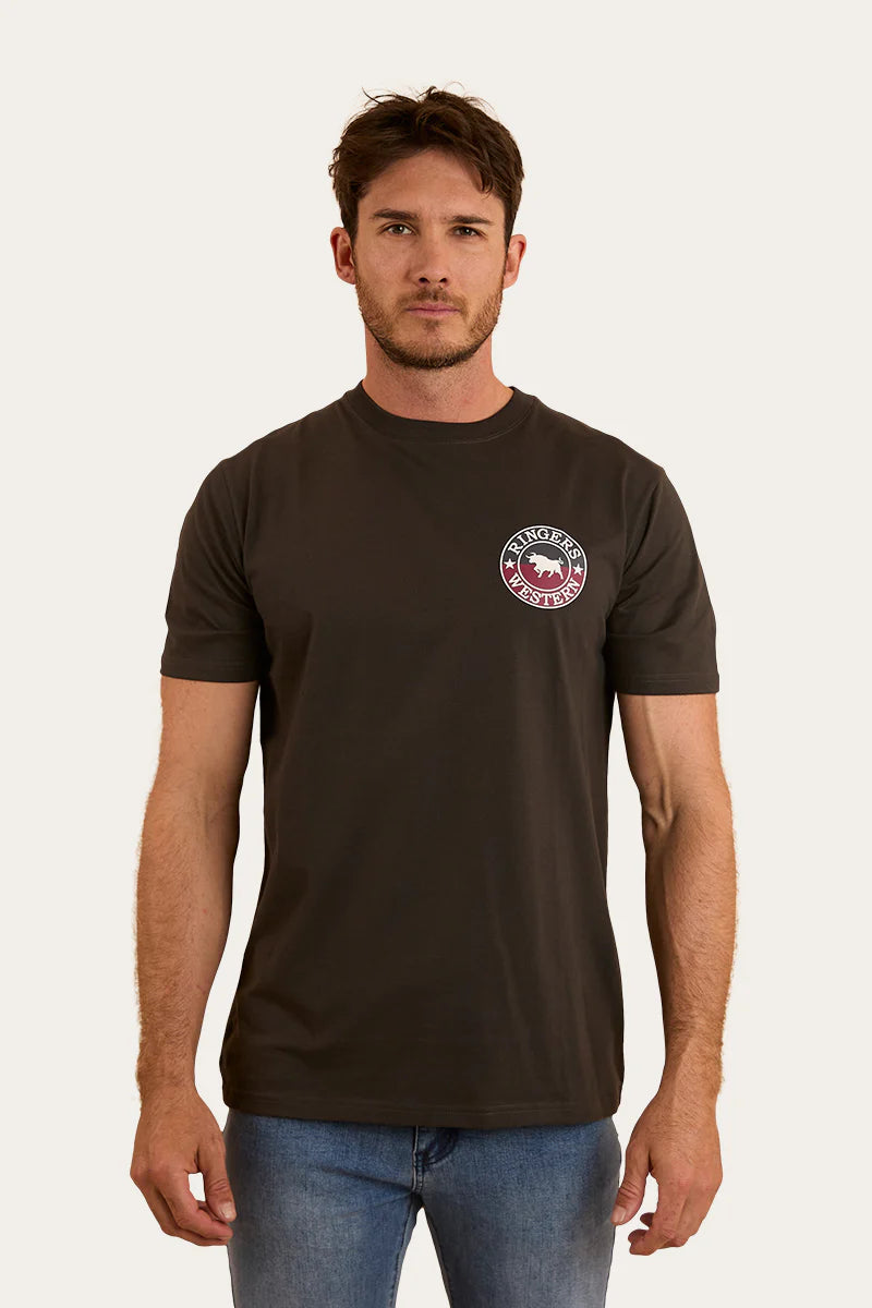 Signature Bull Classic Tee - Charcoal/Split