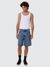 Slacker Denim Short - Stoned Blues