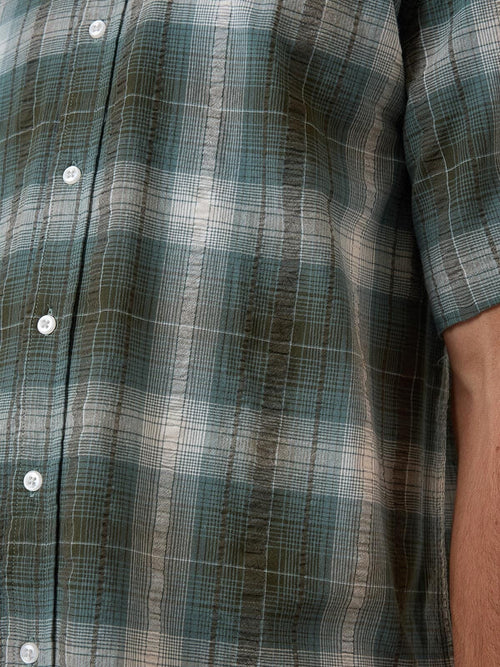 Cheap Thrills Check S/S Shirt - Tarmac