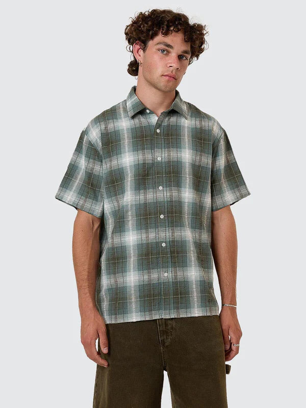 Cheap Thrills Check S/S Shirt - Tarmac