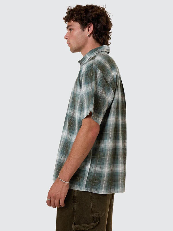 Cheap Thrills Check S/S Shirt - Tarmac