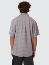 Minimal Thrills Stripe Check S/S Shirt - Smog