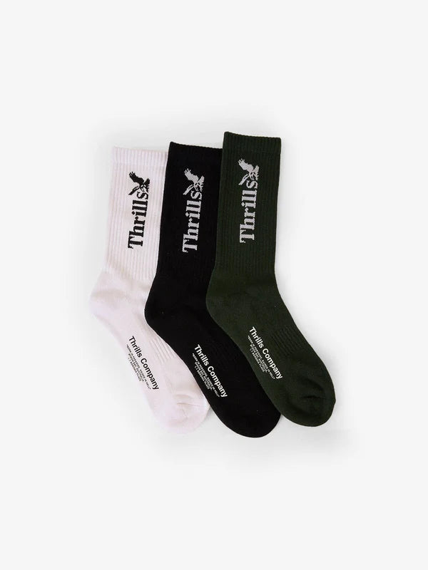 Thrills Workwear 3 Pack Sock