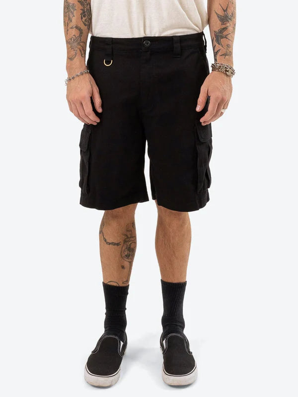 Slacker Union Cargo Short - Black