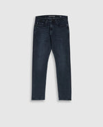 Weston Straight Leg Italian Denim - Blue Black