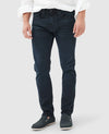 Weston Straight Leg Italian Denim - Blue Black