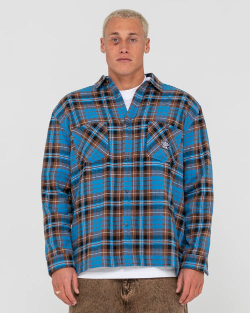 Neon Dreams R2K L/S Shirt - Marazine Blue