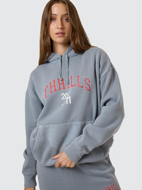 Stadium Fleece Hood - Smog