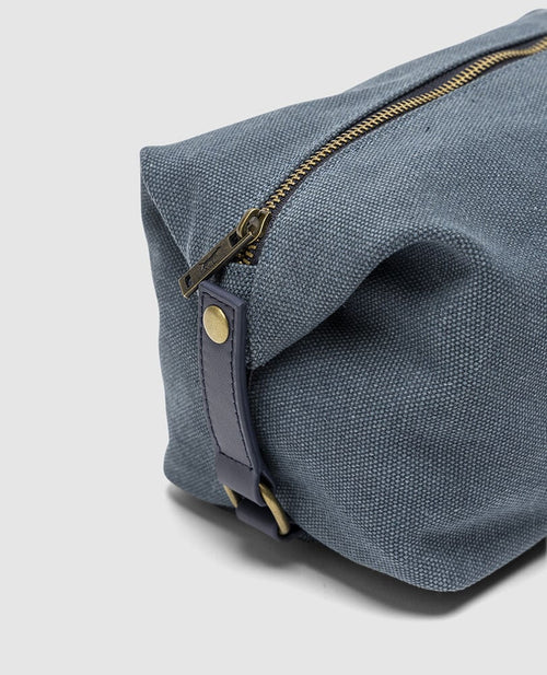 Shannon Shave Bag - Denim Blue/Navy