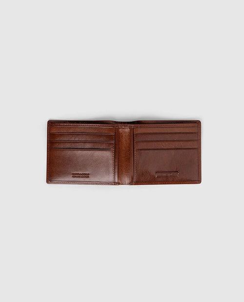 Wakefield Bi Fold Wallet - Cognac