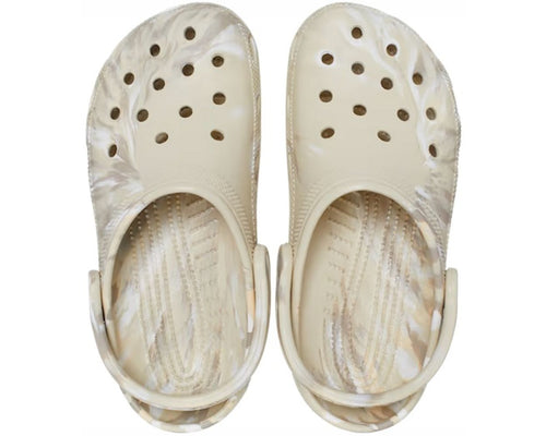 Classic Marbled Clog - Bone/Multi