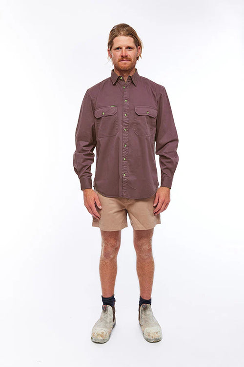 Ash Work Shirt - Brownstone