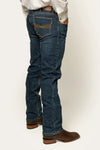 Muster Slim Straight Jean - Dark Blue Wash