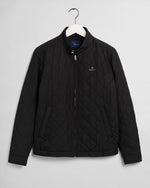 Quilted Windcheater Jacket - Black