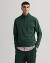 Sacker Rib Half-Zip Sweatshirt - Tartan Green