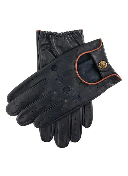 Dents leather top driving gloves