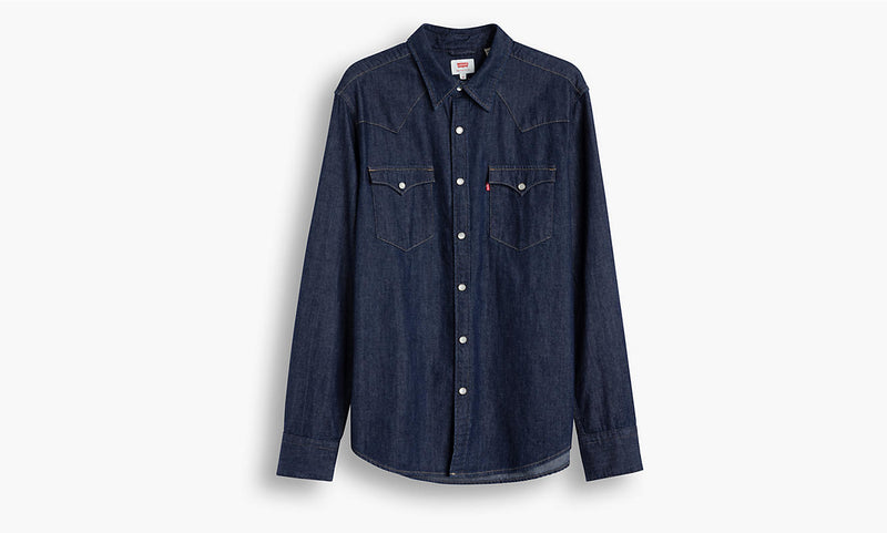 Barstow Western Shirt - Red Cast Rinse
