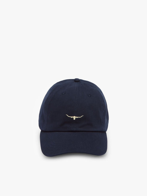 Mini Longhorn Cap - Navy Bone