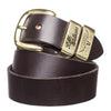 Solid Hide Belt - Gold/Chestnut