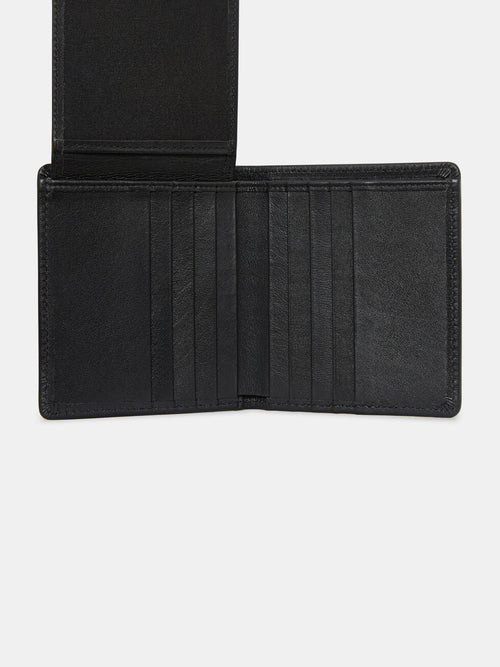 Tri-Fold Kangaroo Wallet - Black