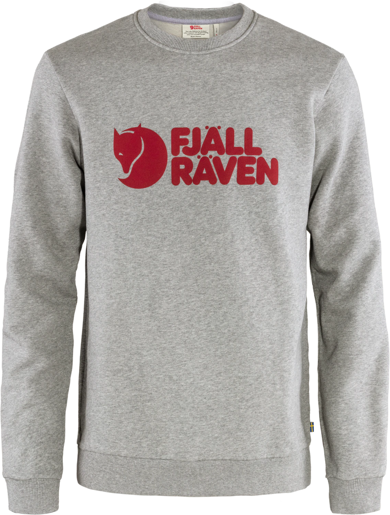 Fjallraven Logo Sweater - Grey Melange
