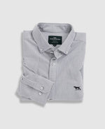 Gunn Oxford Stripe Shirt - Granite