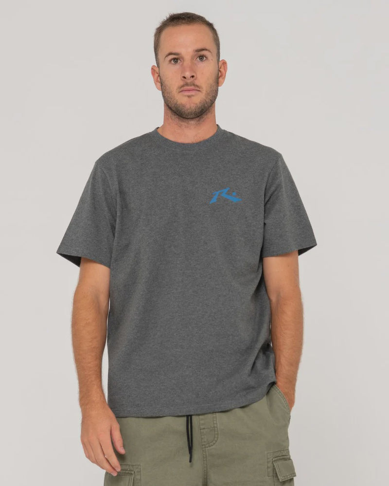 Competition S/S Tee - Coal Marle/Vallarta