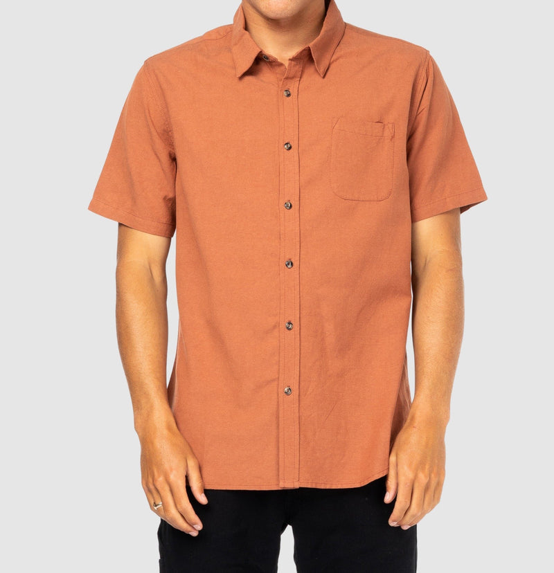 Overtone S/S Linen Shirt - DOE