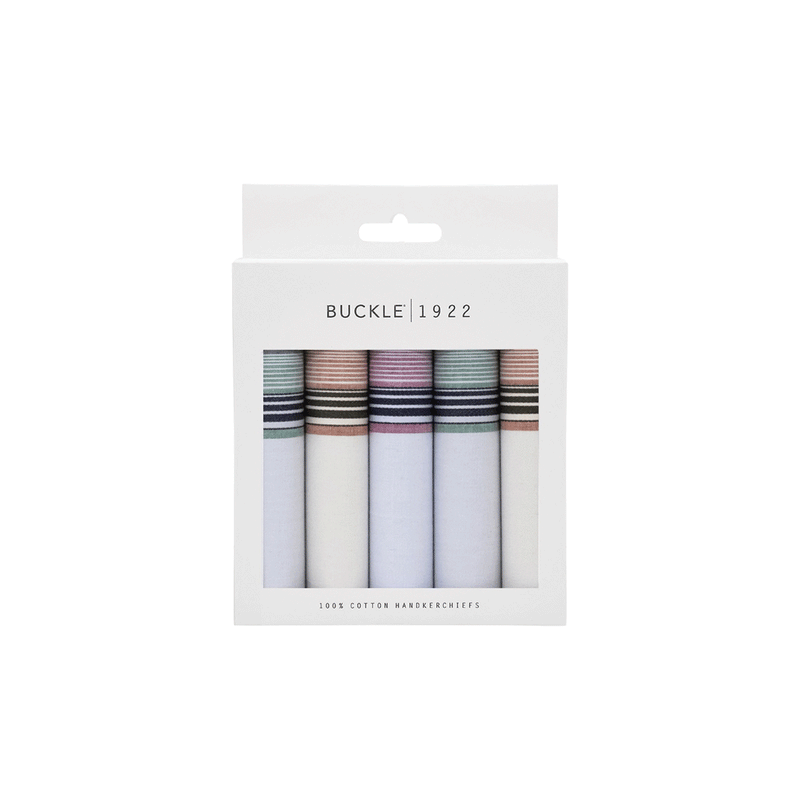 Boxed Handkerchiefs - Coloured