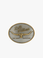 R.M.Williams Logo Buckle - Silver/Gold